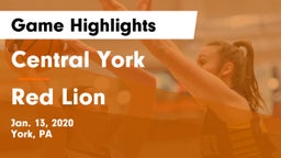 Central York  vs Red Lion  Game Highlights - Jan. 13, 2020