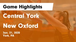Central York  vs New Oxford  Game Highlights - Jan. 21, 2020