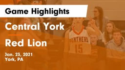 Central York  vs Red Lion  Game Highlights - Jan. 23, 2021