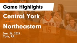 Central York  vs Northeastern  Game Highlights - Jan. 26, 2021