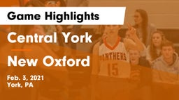 Central York  vs New Oxford  Game Highlights - Feb. 3, 2021