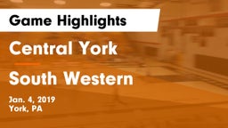 Central York  vs South Western  Game Highlights - Jan. 4, 2019