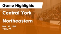 Central York  vs Northeastern  Game Highlights - Dec. 13, 2019
