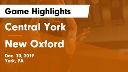 Central York  vs New Oxford Game Highlights - Dec. 20, 2019