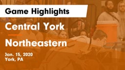 Central York  vs Northeastern  Game Highlights - Jan. 15, 2020