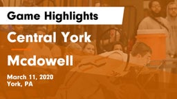 Central York  vs Mcdowell Game Highlights - March 11, 2020