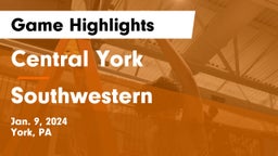 Central York  vs Southwestern  Game Highlights - Jan. 9, 2024