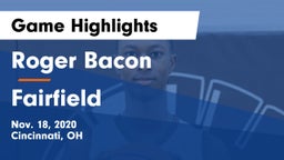 Roger Bacon  vs Fairfield  Game Highlights - Nov. 18, 2020
