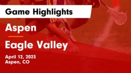 Aspen  vs Eagle Valley  Game Highlights - April 12, 2023