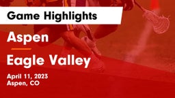 Aspen  vs Eagle Valley  Game Highlights - April 11, 2023