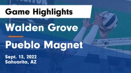 Walden Grove  vs Pueblo Magnet  Game Highlights - Sept. 13, 2022