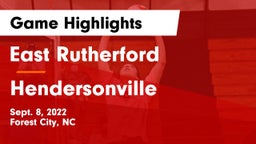 East Rutherford  vs Hendersonville  Game Highlights - Sept. 8, 2022