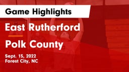 East Rutherford  vs Polk County  Game Highlights - Sept. 15, 2022