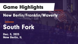 New Berlin/Franklin/Waverly  vs South Fork Game Highlights - Dec. 5, 2023