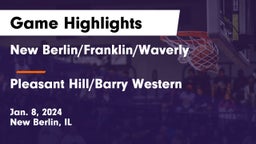 New Berlin/Franklin/Waverly  vs Pleasant Hill/Barry Western Game Highlights - Jan. 8, 2024