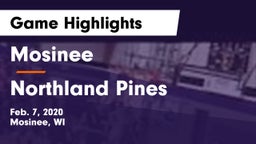 Mosinee  vs Northland Pines  Game Highlights - Feb. 7, 2020