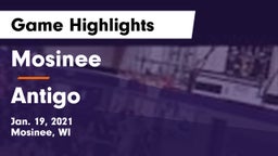 Mosinee  vs Antigo  Game Highlights - Jan. 19, 2021