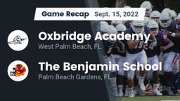 Recap: Oxbridge Academy vs. The Benjamin School 2022