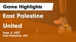 East Palestine  vs United  Game Highlights - Sept. 8, 2022