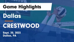 Dallas  vs CRESTWOOD   Game Highlights - Sept. 20, 2023