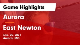 Aurora  vs East Newton  Game Highlights - Jan. 25, 2021
