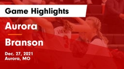 Aurora  vs Branson  Game Highlights - Dec. 27, 2021