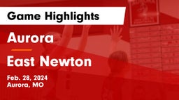Aurora  vs East Newton  Game Highlights - Feb. 28, 2024