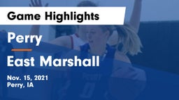 Perry  vs East Marshall  Game Highlights - Nov. 15, 2021