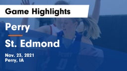 Perry  vs St. Edmond  Game Highlights - Nov. 23, 2021