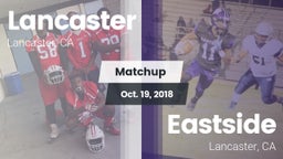 Matchup: Lancaster High vs. Eastside  2018
