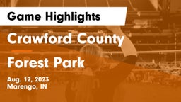 Crawford County  vs Forest Park  Game Highlights - Aug. 12, 2023