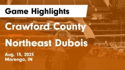 Crawford County  vs Northeast Dubois  Game Highlights - Aug. 15, 2023