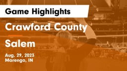 Crawford County  vs Salem  Game Highlights - Aug. 29, 2023