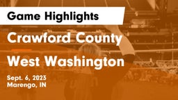 Crawford County  vs West Washington  Game Highlights - Sept. 6, 2023