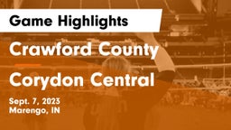 Crawford County  vs Corydon Central  Game Highlights - Sept. 7, 2023