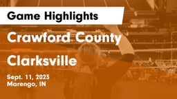 Crawford County  vs Clarksville  Game Highlights - Sept. 11, 2023