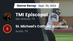 Recap: TMI Episcopal  vs. St. Michael's Catholic Academy 2022
