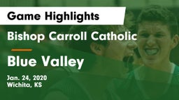 Bishop Carroll Catholic  vs Blue Valley Game Highlights - Jan. 24, 2020