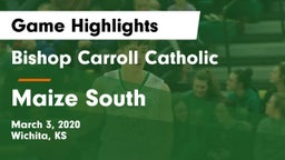Bishop Carroll Catholic  vs Maize South  Game Highlights - March 3, 2020
