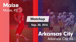 Matchup: Maize  vs. Arkansas City  2016