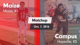 Matchup: Maize  vs. Campus  2016