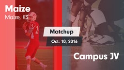 Matchup: Maize  vs. Campus JV 2016