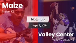 Matchup: Maize  vs. Valley Center  2018
