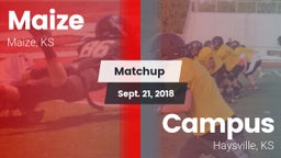 Matchup: Maize  vs. Campus  2018