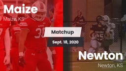 Matchup: Maize  vs. Newton  2020