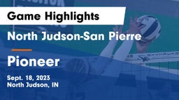 North Judson-San Pierre  vs Pioneer  Game Highlights - Sept. 18, 2023