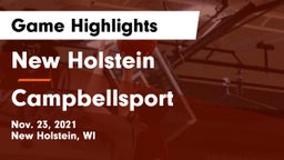 New Holstein  vs Campbellsport  Game Highlights - Nov. 23, 2021
