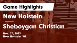 New Holstein  vs Sheboygan Christian  Game Highlights - Nov. 27, 2023