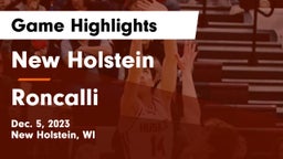New Holstein  vs Roncalli  Game Highlights - Dec. 5, 2023