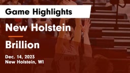 New Holstein  vs Brillion  Game Highlights - Dec. 14, 2023